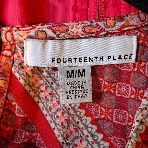 Fourteenth Place Lightweight Sleeveless Top Size M/M - Picture 7 of 9